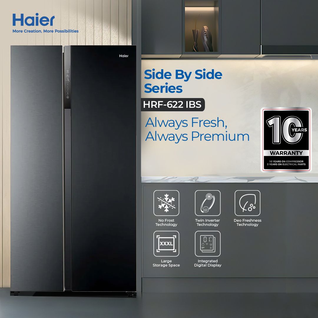 Haier HRF-622IBS Refrigerator