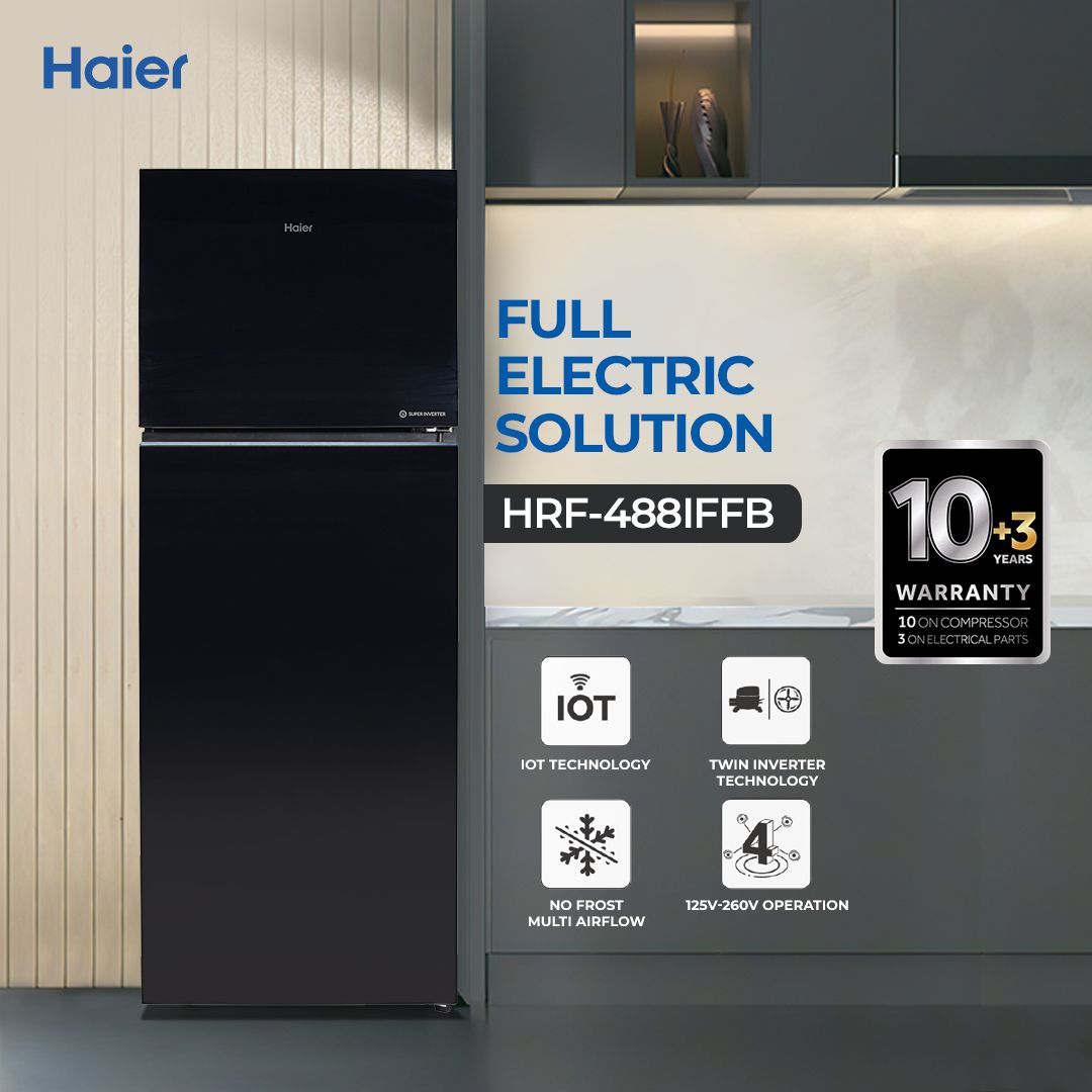 Haier HRF-488IFFB+ Refrigerator