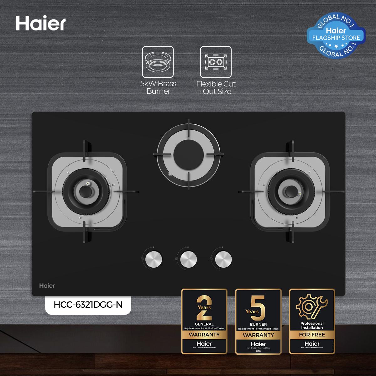 Haier HCC-6321DGG Gas Hob