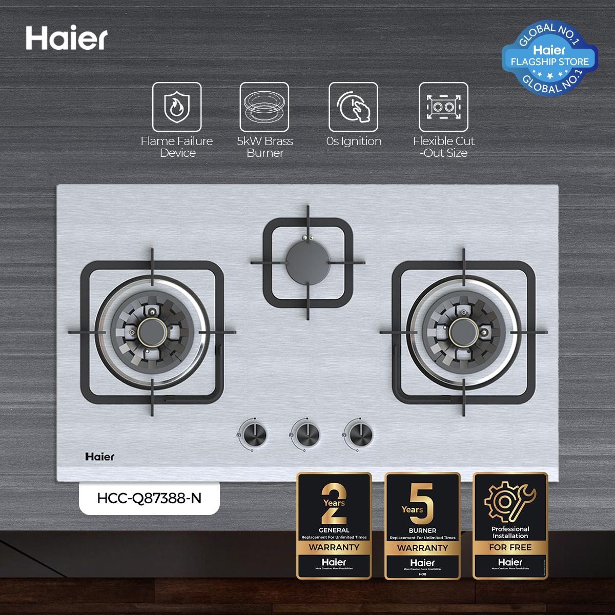 Haier HCC-Q87388+ Gas Hob