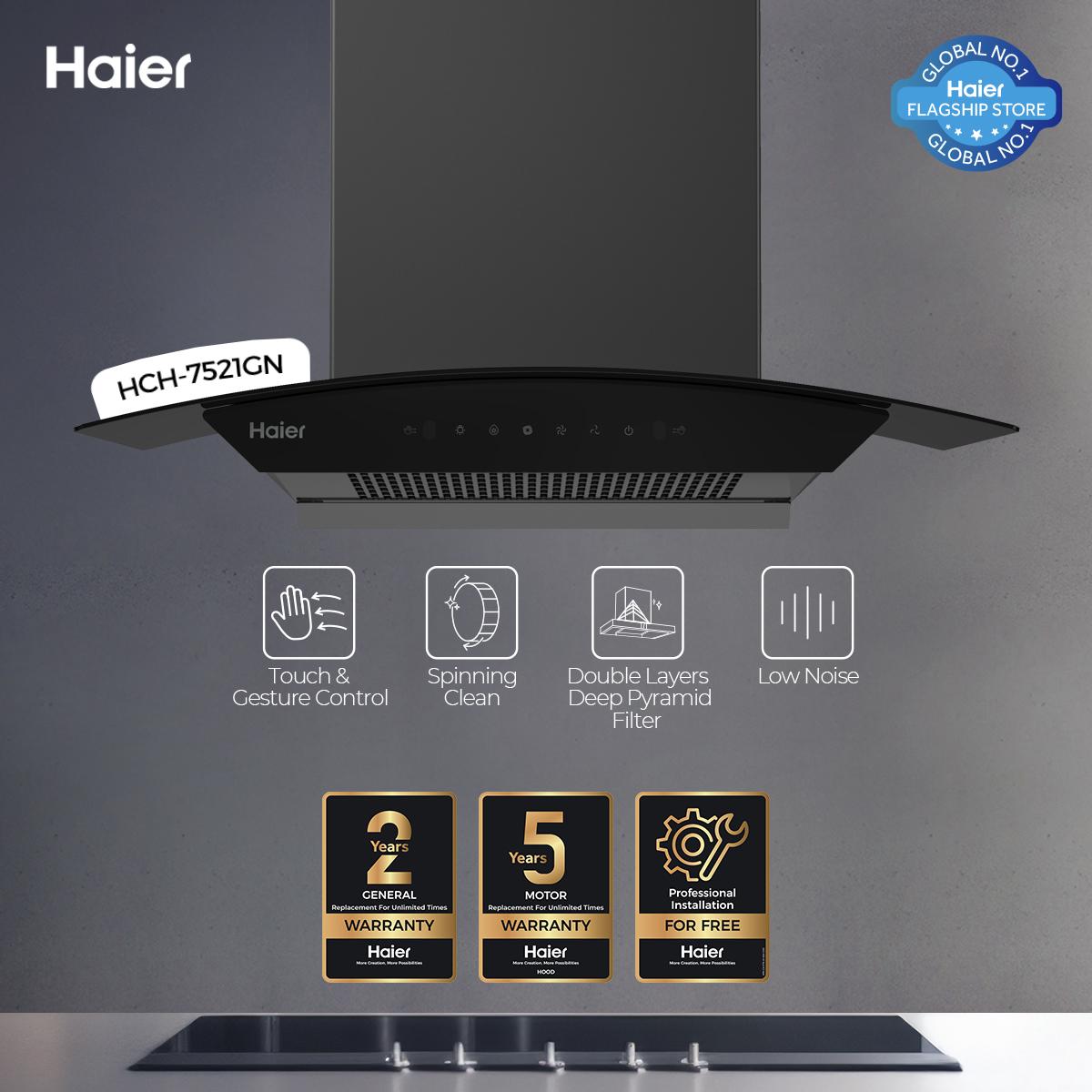 Haier HCH-7521GN+ Kitchen Range Hood
