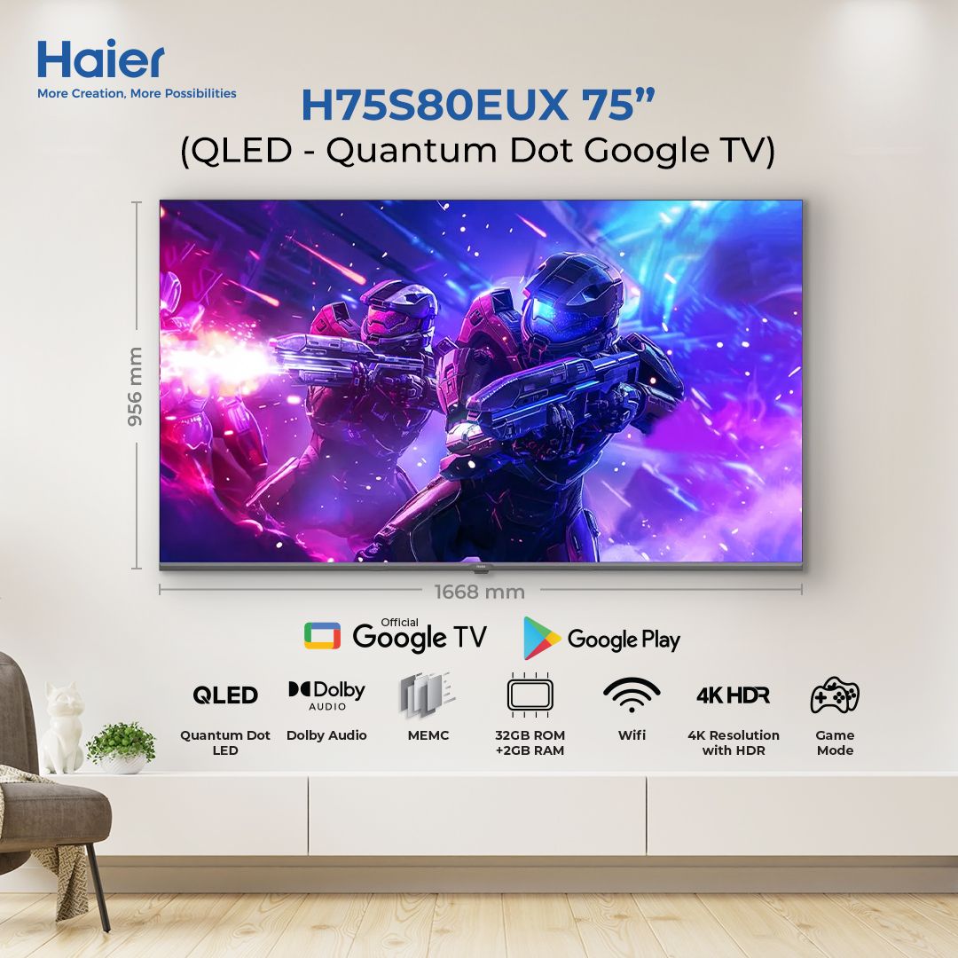 Haier H75S80EUX+ 75" Smart TV