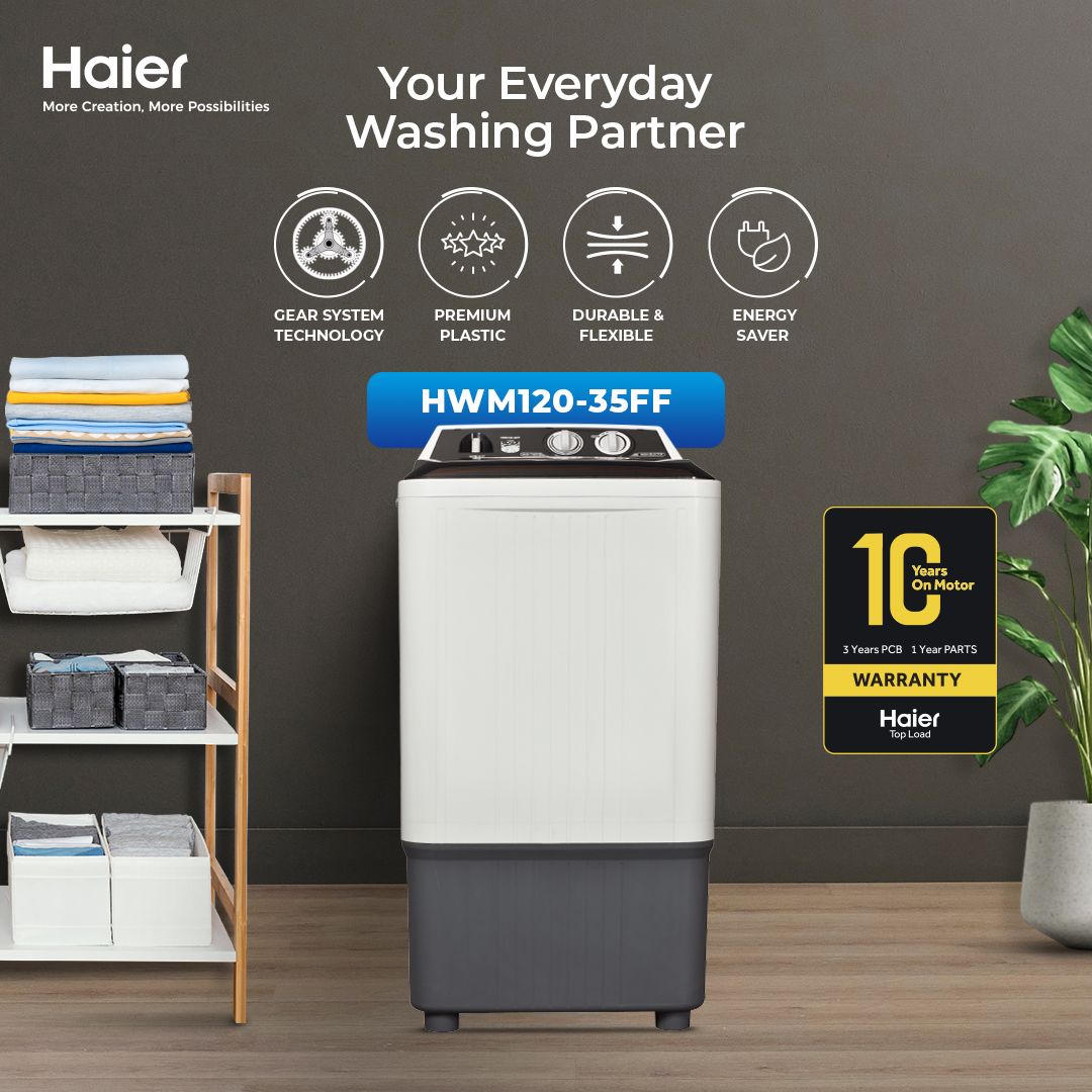 Haier HWM120-35FF Washing Machine