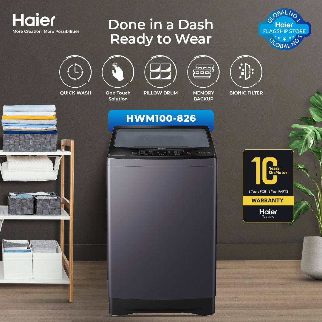 Haier HWM 100-826S6 Washing Machine