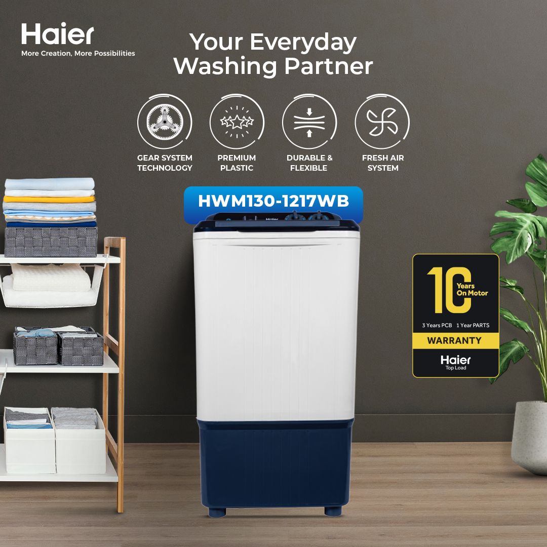 Haier HWM 130-1217 WB Washing Machine