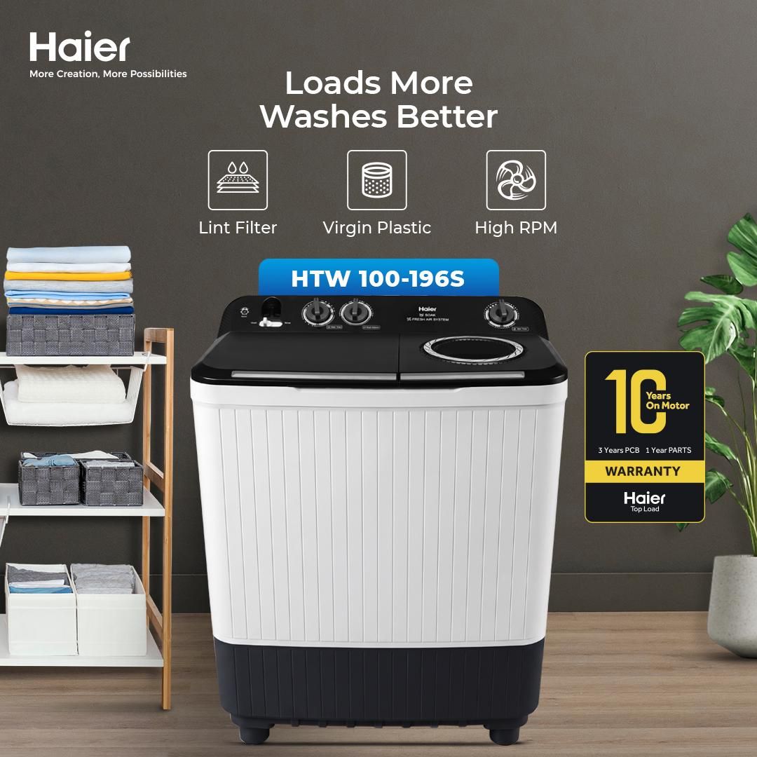 Haier HTW 100-196S Washing Machine