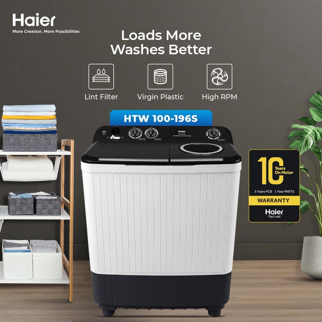 Haier HTW 100-196S Washing Machine