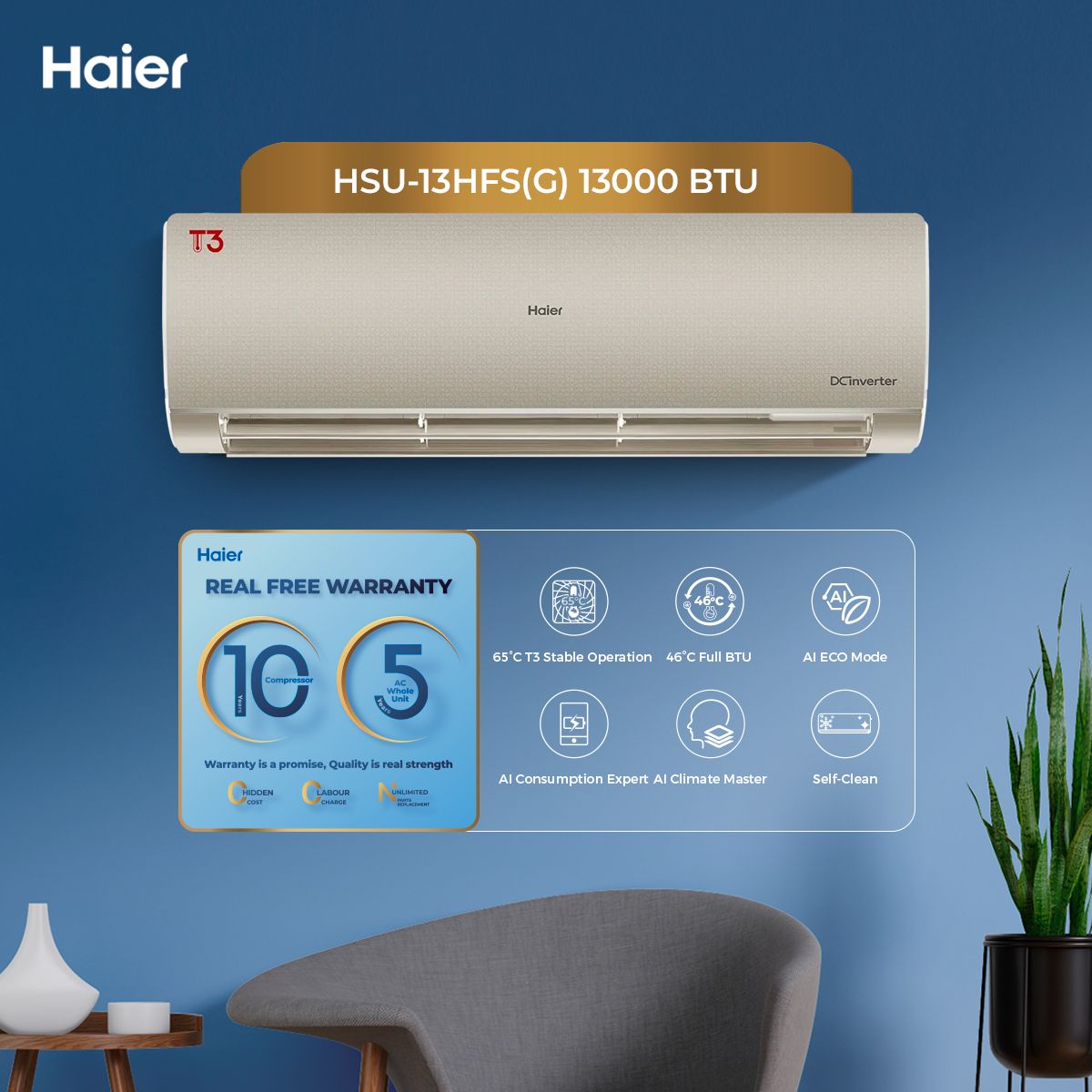 Haier HSU-13HFS(G) Air Conditioner