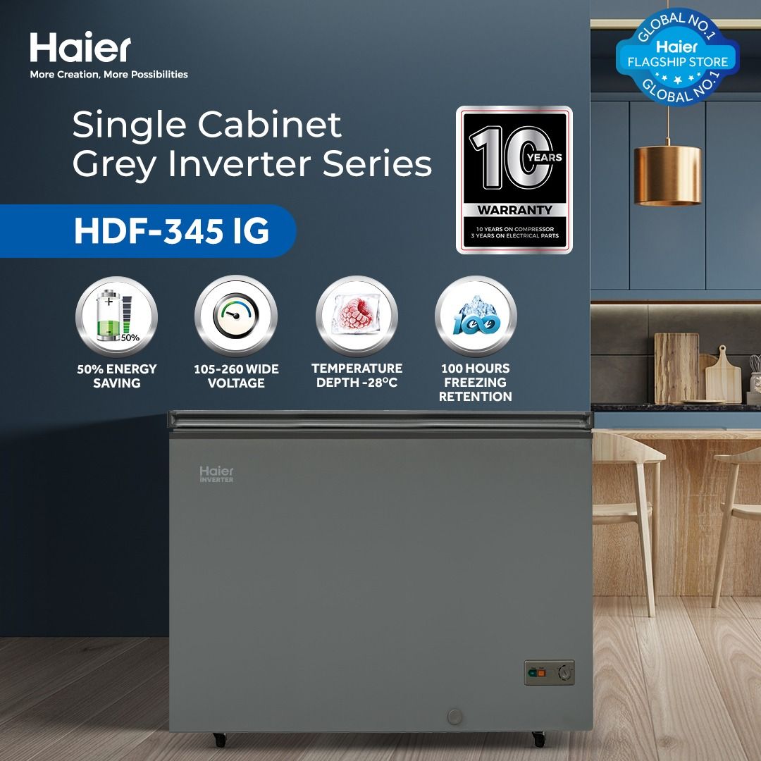 Haier HDF-345 IG Deep Freezer