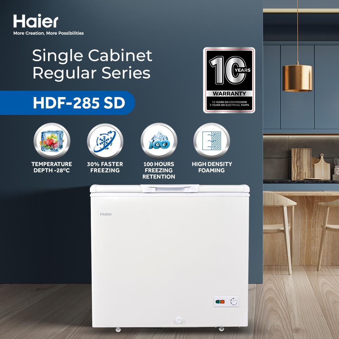 Haier R290 Refrigerant- HDF-285 Deep Freezer