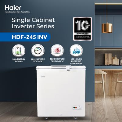 Haier R290 Refrigerant- HDF-245INV Deep Freezer
