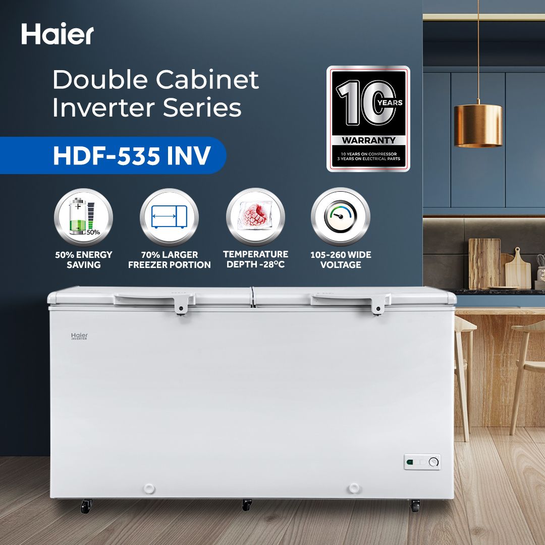 Haier HDF-535INV+ Deep Freezer